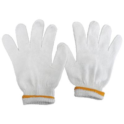 China Cheap hand price wear resistance 420g poly cotton protective work gloves for farm for sale