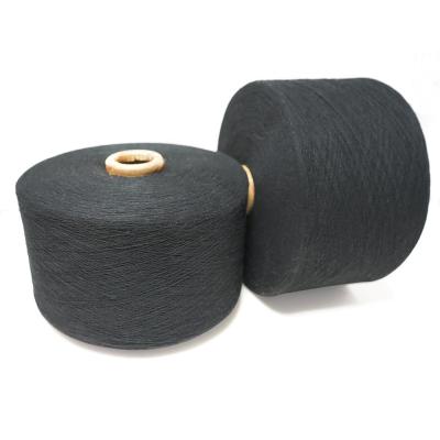 China Cheapest Recycled Raw Materials 6s-21s Black CVC Or Cotton Open End Yarn For Machine Knit Weaving for sale