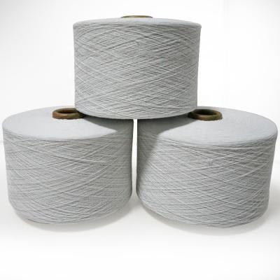 China Open End Recycled Raw Materials 4s-21s White Poly Cotton CVC Recycled Glove Yarn for sale