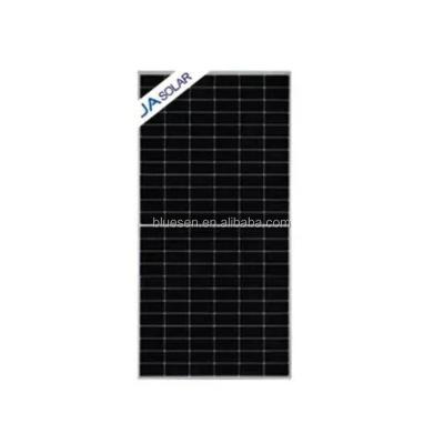 China JA High Quality Mono Solar Panel PV Module 550W For House Roof Solar Power System 182mmx182mm for sale