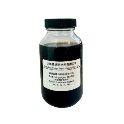 China pH 10% 1.0-2.0 Acid Fixing Agent RS-F80 for Enhanced Performance of Nylon and ABS for sale