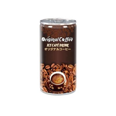 China Lage vetgehalte 6% Brix Instant Coffee Ready Drink Ingeblikte 180 ml suikervrije ijskoffie Te koop