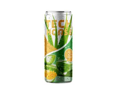 China Private Label Drink Aloë Vera sap OEM Drink Canning Gratis monster 330ml Te koop