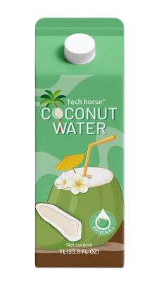 China Private Label Drink Coconut Water Tetra Pak Drink Filling 1000ml OEM Te koop