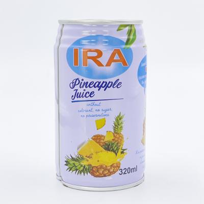 China No Sugar No Preservative Soft Drink Beverage Juice Bottling OEM Beverage Private Label For 320ml Pineapple Juice Drink Filling for sale