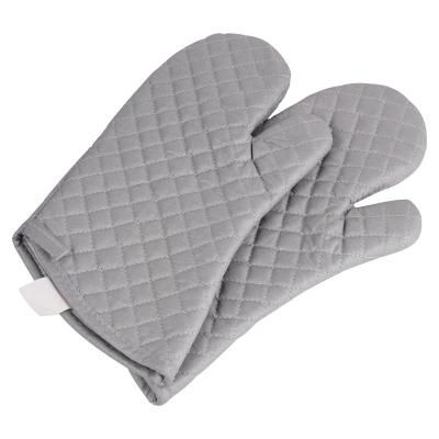 China Viable Hot Sale Kitchen Bakery Tools Baking Gloves 24 33 41cm Microwave Oven Gloves Kitchen Heat Resistant Gloves for sale