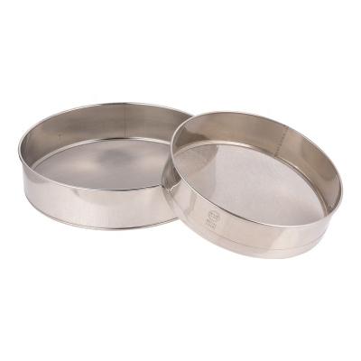 China Sustainable Hot Sale Kitchen Bakery Tools Food Grade Thicken Stainless Steel Flour Sieve Wire Mesh Sieve Filter for sale