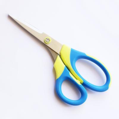 China Universal Cutting Scissors SC9807 Safety Teaching Stationery Student Cutting School Office Metal Scissors for sale