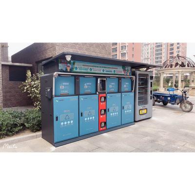 China Multi-Functional Assemblable Street Viable Smart Classification Garbage Bins for sale