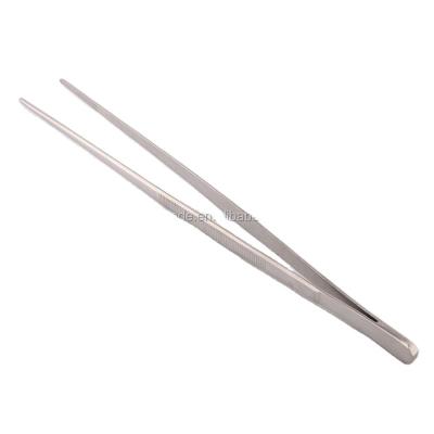 China Viable Hot Selling Amazon Food Grade Stainless Steel Kitchen Tweezers Tongs For Chef Or Food for sale