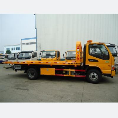 China JAC Wrecker Tow Truck 5.6m 4 Tons 100km/H Flatbed Recovery Truck for sale