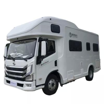 China Yuejin Foton Outdoor Camper Van Automatic Transmission  4*2 Motorhome RV Caravan for sale