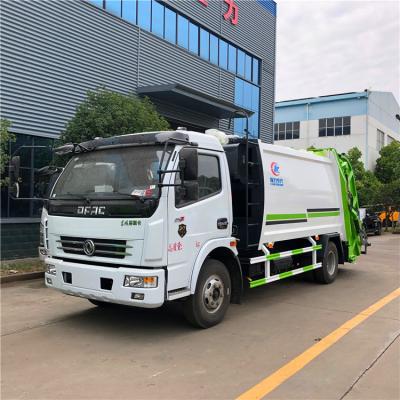 China Dongfeng Small Compressed Compactor Garbage Truck  7m3 7cbm For Residential Area for sale