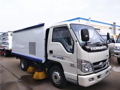 Chine 4*2 Foton Mini camion balayeur routier 2,5m3 camions de nettoyage de rue à vendre