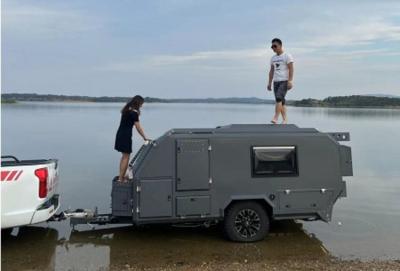 China Light Weight Off Road Camper Trailer Fashionable Designed Top Tent Trailer for sale