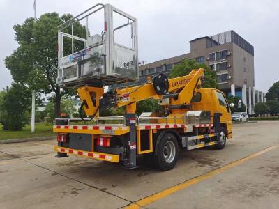 China JAC Diesel Telescopic Boom Bucket Truck  22m Overhead working truck Euro 5 for sale