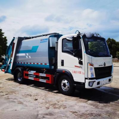 China De nieuwe van de de Liftpers van Sinotruck Howo 6wheel van het de Vuilnisauto10ton Huisvuil Schoonmakende Vrachtwagen Te koop