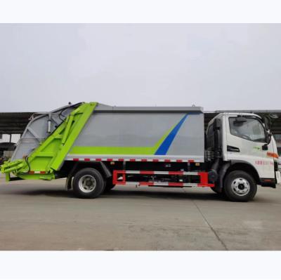 China China Brand Dongfeng Small Compactor Garbage Truck With 6.50-16 Tires And Spare for sale