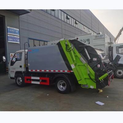 China Camión de basura con compactador Foton Compactor de acero al carbono Camión de basura Velocidad máxima de conducción 90 Km/h en venta