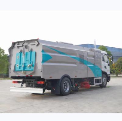 China 100 Km/H Mini Foton Vacuum Road Sweeper Truck For Thorough Cleaning 95Hp sweeper truck for sale