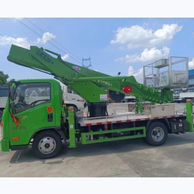 China Left Or Right Hand Drive Aerial Work Platform Truck with 1000x700x1250mm Bucket Size for sale