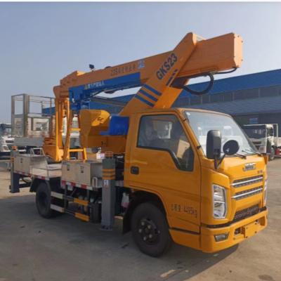 Chine 23m JMC Véhicule de levage aérien Poids brut de 4495 kg camion de plateforme aérienne à vendre