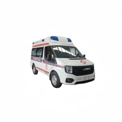 China Euro 4 5 6 Ambulance Jmc Benzine Diesel Rechterhandsrijden Ambulance Truck Te koop