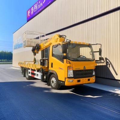 Chine 4955kg Poids 4x2 Drive Plateforme de travail aérien Camion avec 21M Boom télescopique à vendre