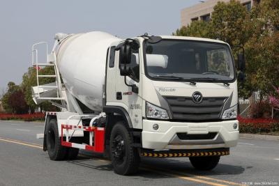 China Euro 3 Foton Kleine 3 kubieke meter Betonmixer Truck 83 Max Speed ((Km/H) Truck Mixer Truck Te koop