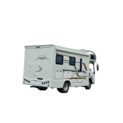 China YUEJIN 4x2 Mobile Auto Motorhome Outdoor Luxury RV Caravan Van For Family Travel for sale