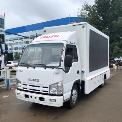 China ISUZU 4X2 Light Outdoor Digital LED Advertisement Billboard with Display Screen Trucks Advertising for sale