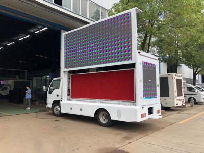 China Isuzu 4*2  Euro 5 Led Display Box Truck Mobile Led Screen Billboard Truck Advertising Led Truck For Sale for sale