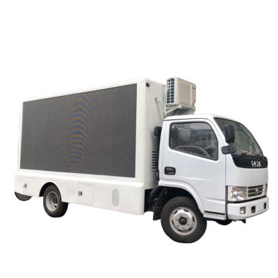 China 4x2 P4 Dongfeng Led Screen On Truck Euro 5 Euro 6 LHD Led Mobile Display Truck for sale