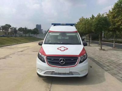 China 4*2  Mercedes Benz Hospital Emergency Vehicle Patient Transition ICU Ambulance Car for sale