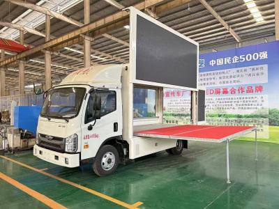 China Foton 4X2  Mobile Led Truck Advertising Waterproof P4 P5 P6 Outdoor Vehicle Led Display for sale