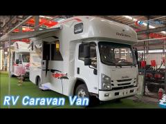 Isuzu RV Caravan Van Touring Truck 110 Km/h With 190 Hp Engine