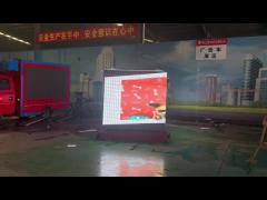 P4 P5 Ad Digital Billboard Mobile LED Display Truck Outdoor Full Color With Generator