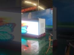 P4 mobile led screen 3 side mobile digital billboard