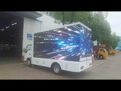 Hd P4 LED advertising truck with seamless links on three sides