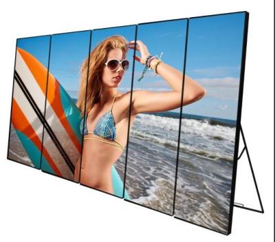 China Indoor 55 Inch Indoor Digital Led Poster Display Wifi Control Poster Led Display Light Pole Led Display Screen for Advertising for sale