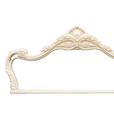 China EUROPEAN Made in China Boutique Customizable Plastic Head Bed Accessories Western Style Carving Style for sale