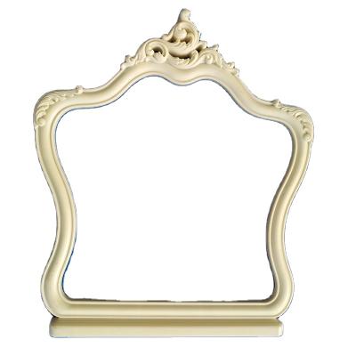 China EUROPEAN made in China embossed wall mounted inlaid oval mirror frame for indoor and outdoor use good quality for sale