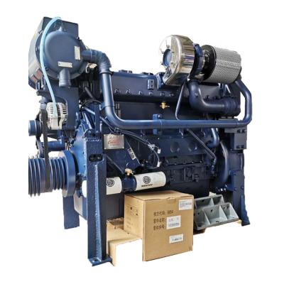 China WEICHAI WD10C312-18 Marine Engine With Marine Gearbox Water Cooled Series WD10 Diesel Engine for sale