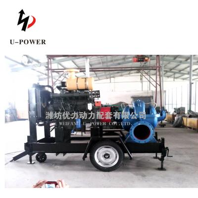 China Irrigation and agriculture water pump for farm irrigation driven by diesel engine for sale