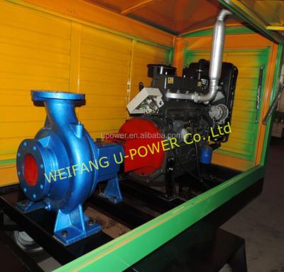 China Water supply agricultural application diesel engine driven water pump for irrigation for sale