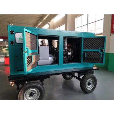 China 100kw 125kva 6 Cylinder Tralier Generator Diesel Engine Portable Generator Set XG-33GF for sale