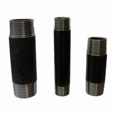 China ASTM A733 ASTM A106 seamless Steel Pipe Nipple Threads ANSI / ASME B1.20.1 for sale