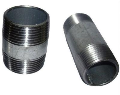 China ASTM A733 ASTM A53 welded Steel Pipe Nipples ,Thread ANSI / ASME B1.20.1 for sale