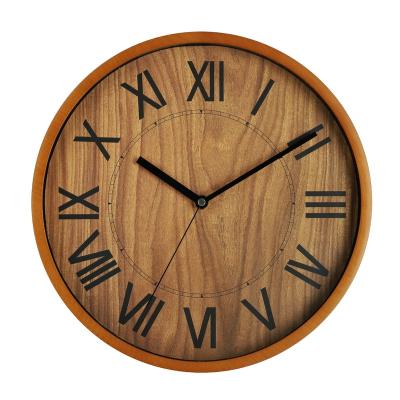 China Contemporary 12 Inch Round Digital LCD Wall Clock With Day Date Movement Plastic Bedroom Clock Custom Decoration for sale