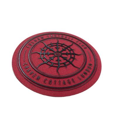 China Rubber Brand Logo Iron On Silicone Viable Custom Apparel Patch Patch For Clothing Bag for sale